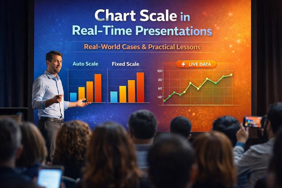 Chart Scale in Real-Time Presentations: Real-World Cases and Practical Lessons