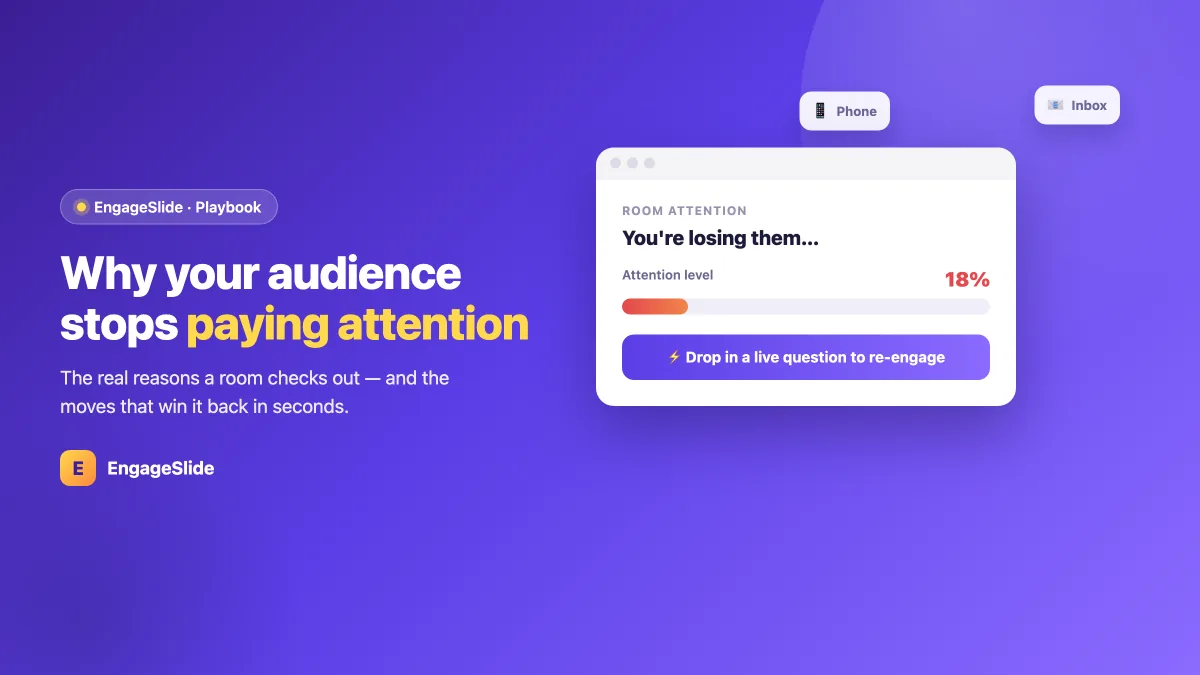 Why Your Audience Stops Paying Attention (and How to Win Them Back)