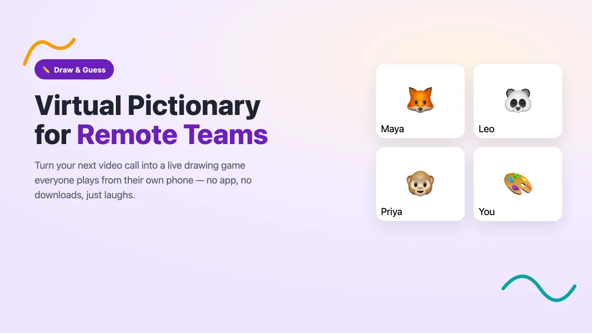 How to Run a Virtual Pictionary Game for Remote Teams