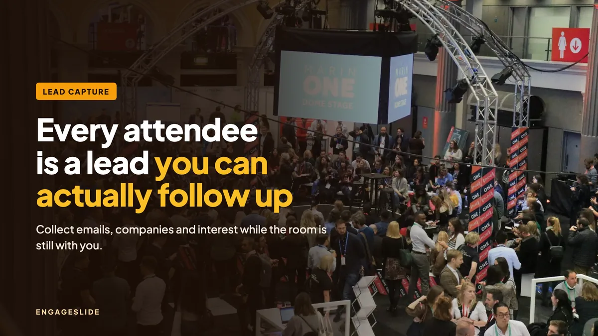 How to Collect Emails and Leads During a Live Presentation