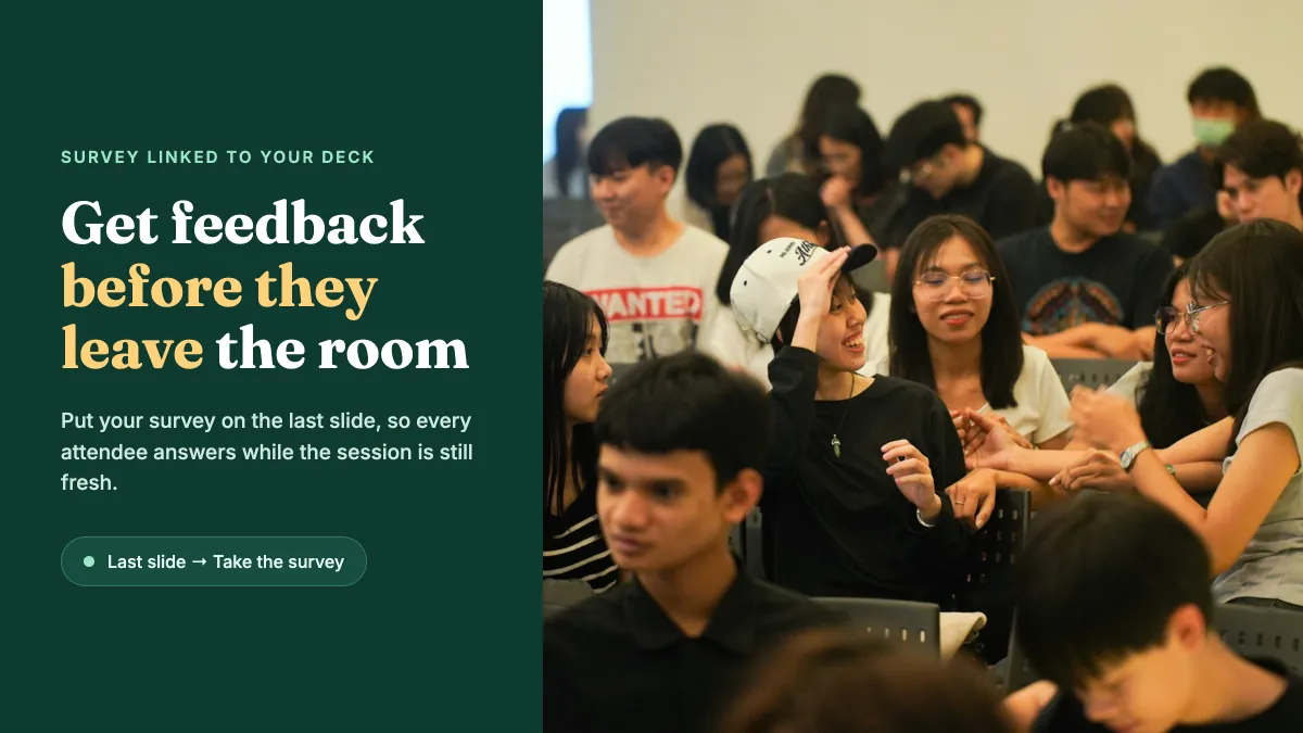 How to Link a Survey to Your Presentation for Seamless Feedback
