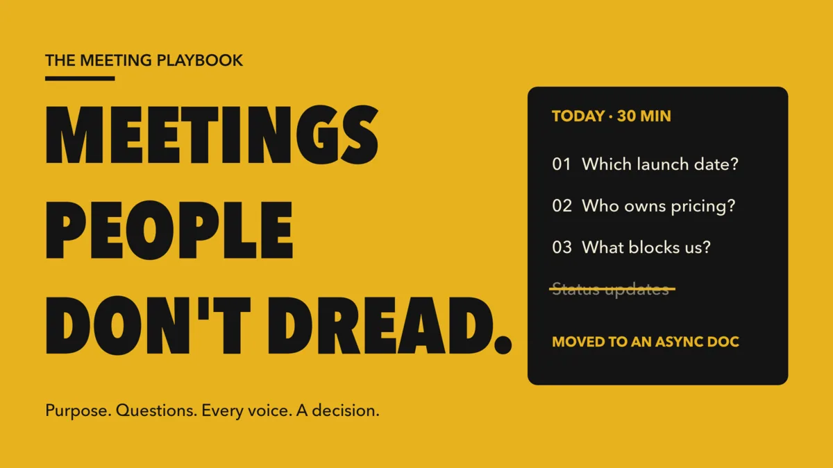How to Run Meetings People Don't Dread: 7 Fixes for Engaging Meetings