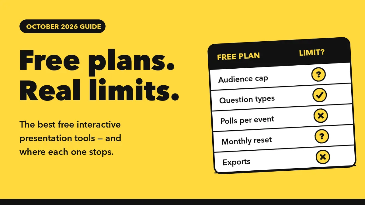 The Best Free Tools for Interactive Presentations (and Their Limits)